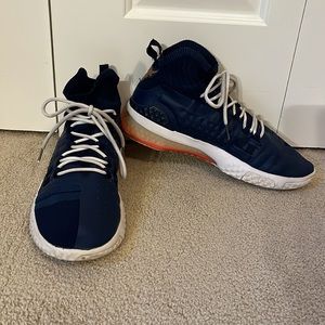 Men's Under Armour Project Rock 1 delta blue/white training shoes